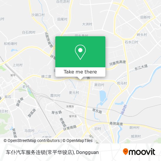 车仆汽车服务连锁(常平华骏店) map