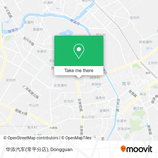 华添汽车(常平分店) map
