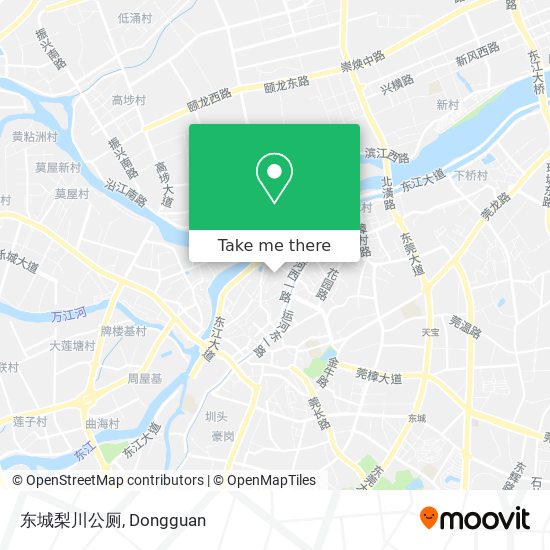 东城梨川公厕 map