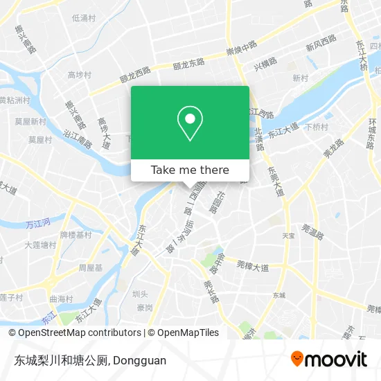 东城梨川和塘公厕 map