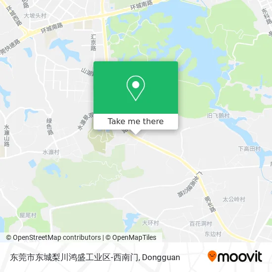 东莞市东城梨川鸿盛工业区-西南门 map