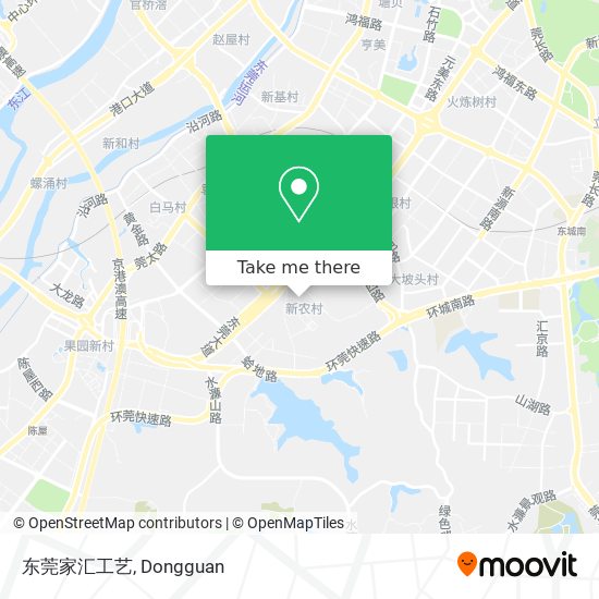 东莞家汇工艺 map