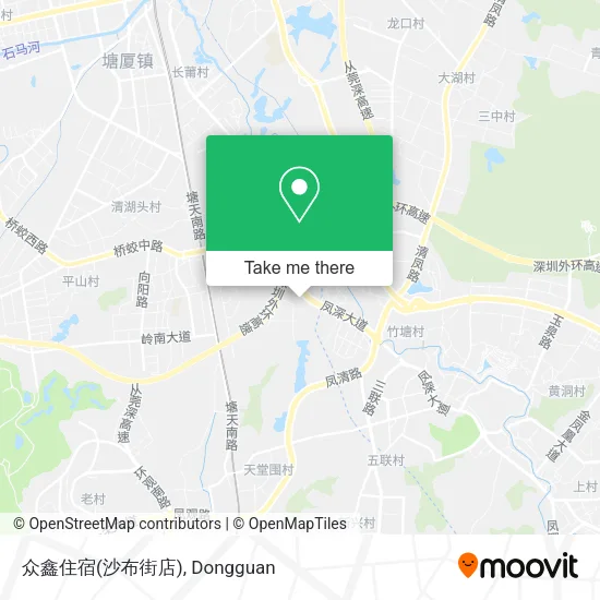 众鑫住宿(沙布街店) map