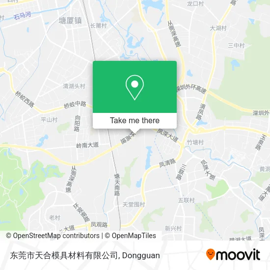 东莞市天合模具材料有限公司 map