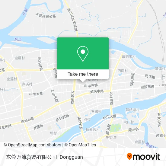 东莞万流贸易有限公司 map