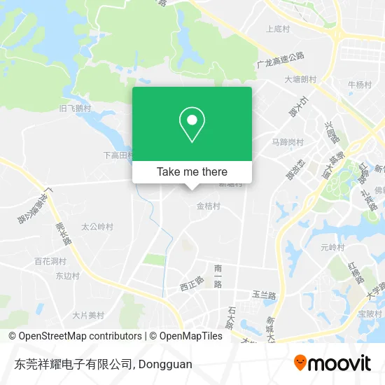东莞祥耀电子有限公司 map