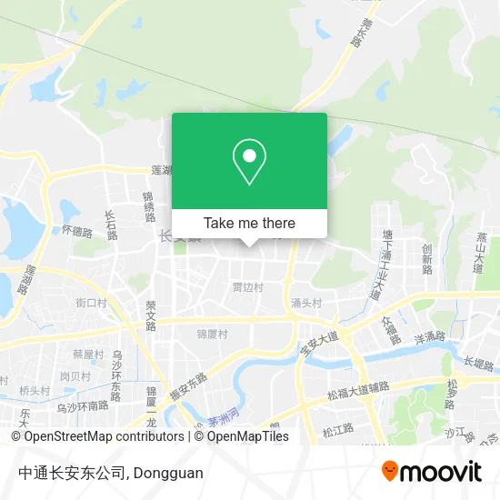 中通长安东公司 map