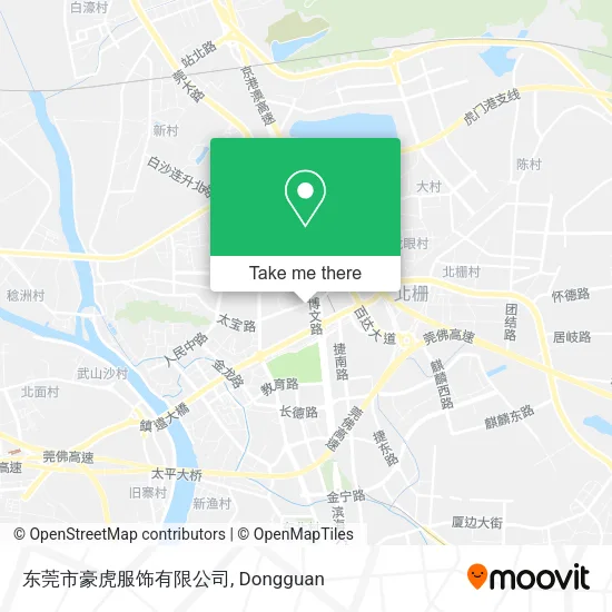 东莞市豪虎服饰有限公司 map