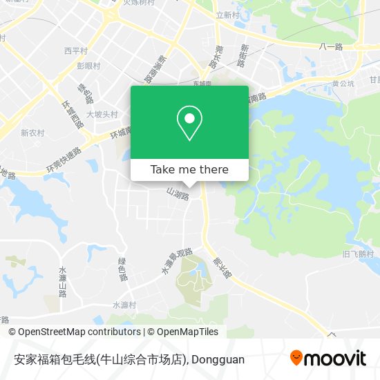 安家福箱包毛线(牛山综合市场店) map