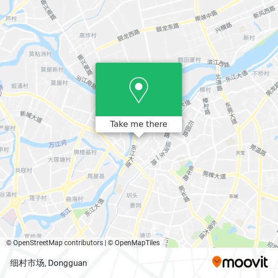 细村市场 map