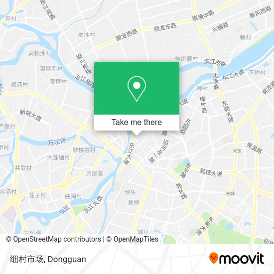 细村市场 map