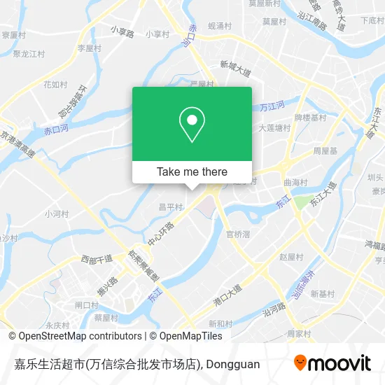 嘉乐生活超市(万信综合批发市场店) map