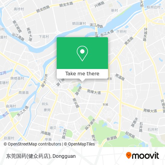 东莞国药(健众药店) map
