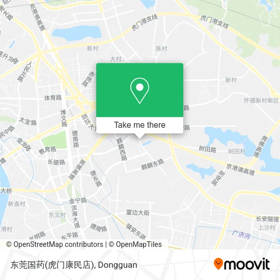 东莞国药(虎门康民店) map
