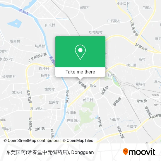 东莞国药(常春堂中元街药店) map
