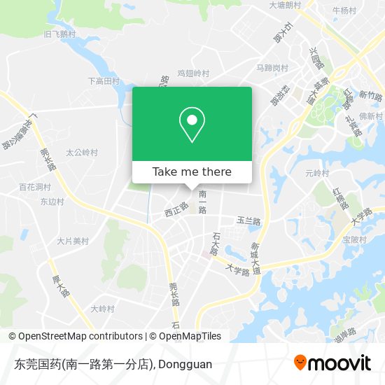 东莞国药(南一路第一分店) map