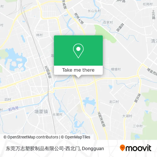 东莞万志塑胶制品有限公司-西北门 map