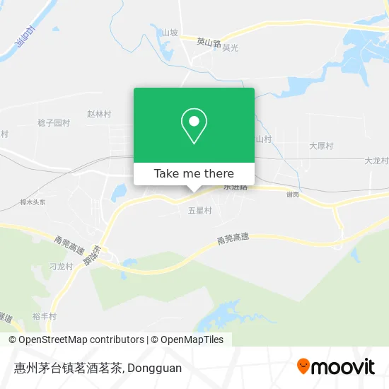 惠州茅台镇茗酒茗茶 map