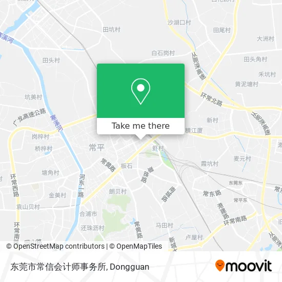 东莞市常信会计师事务所 map