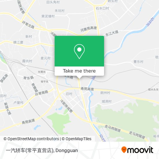 一汽轿车(常平直营店) map