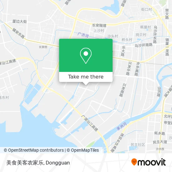 美食美客农家乐 map