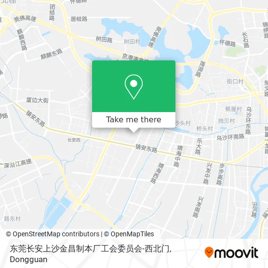 东莞长安上沙金昌制本厂工会委员会-西北门 map