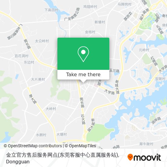 金立官方售后服务网点(东莞客服中心直属服务站) map