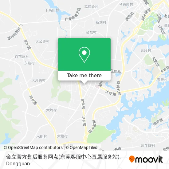 金立官方售后服务网点(东莞客服中心直属服务站) map