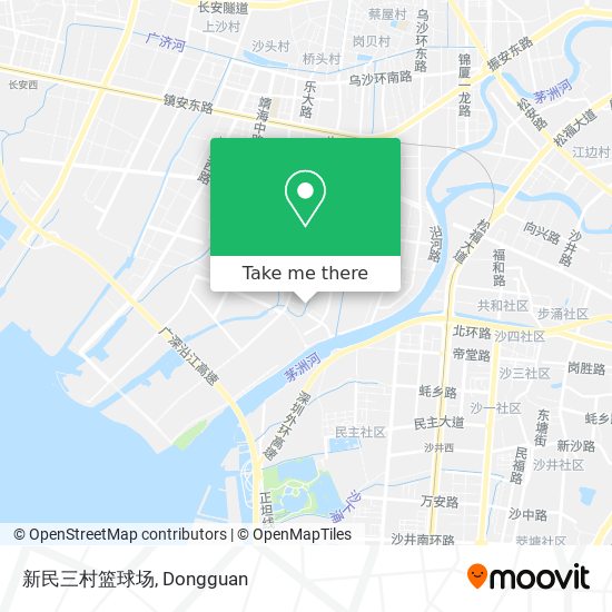 新民三村篮球场 map