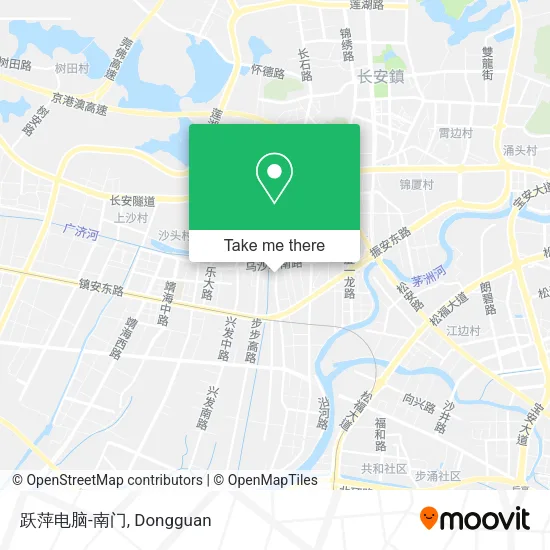 跃萍电脑-南门 map