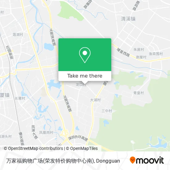 万家福购物广场(荣发特价购物中心南) map
