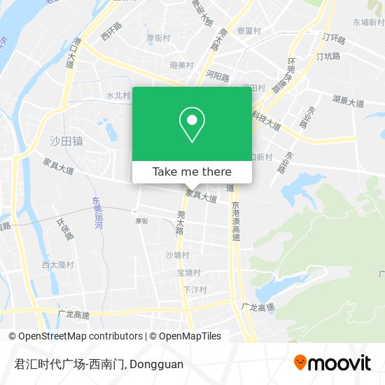 君汇时代广场-西南门 map