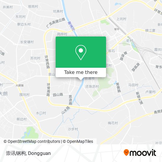 崇讯钢构 map