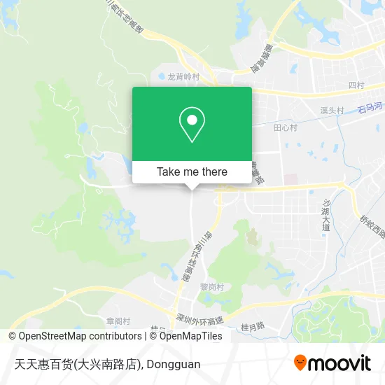 天天惠百货(大兴南路店) map