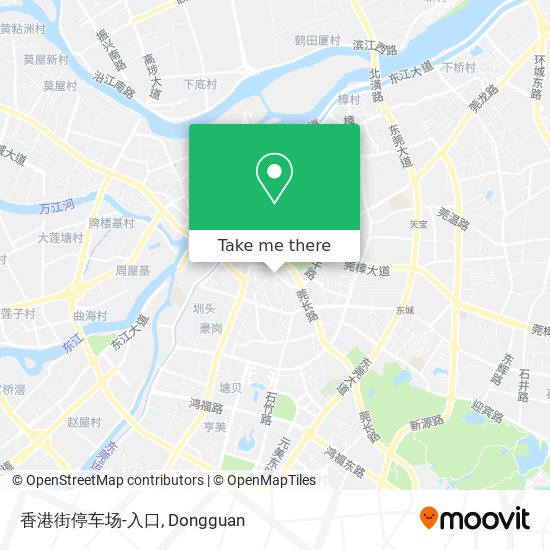 香港街停车场-入口 map