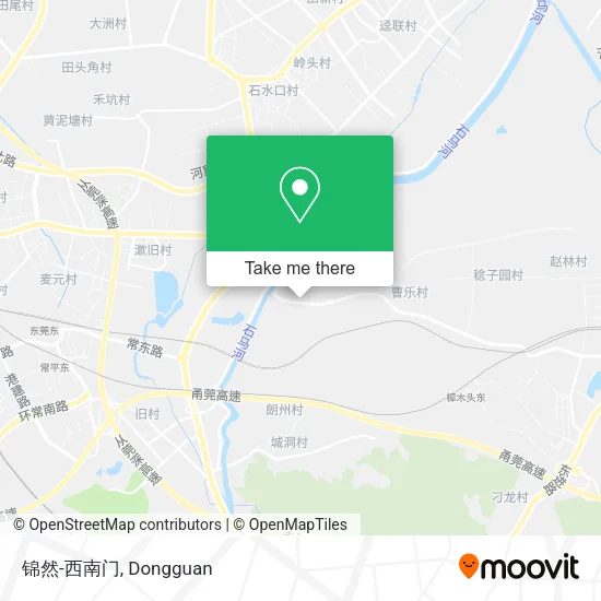 锦然-西南门 map