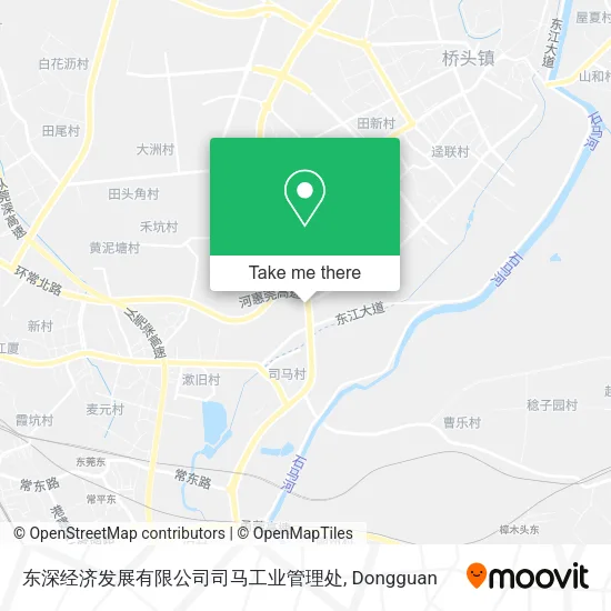 东深经济发展有限公司司马工业管理处 map