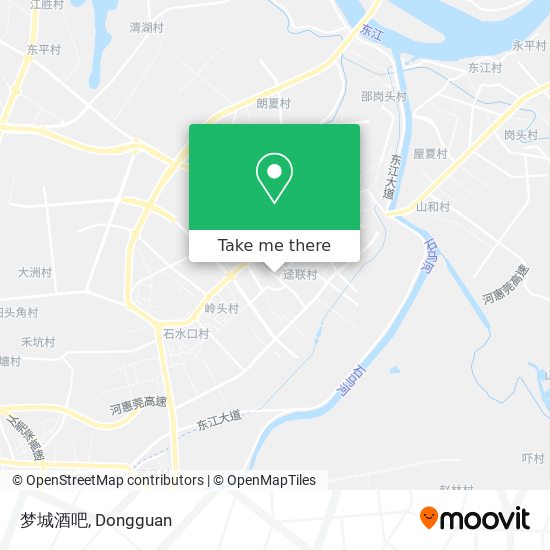 梦城酒吧 map