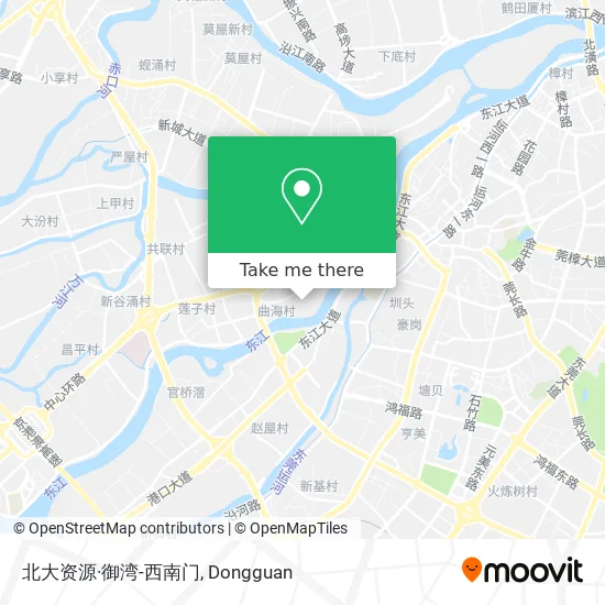 北大资源·御湾-西南门 map
