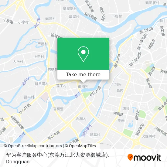 华为客户服务中心(东莞万江北大资源御城店) map