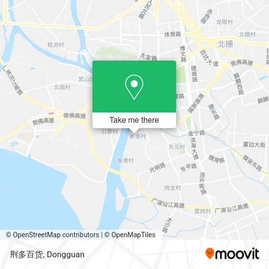 荆多百货 map