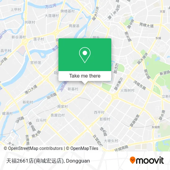 天福2661店(南城宏远店) map