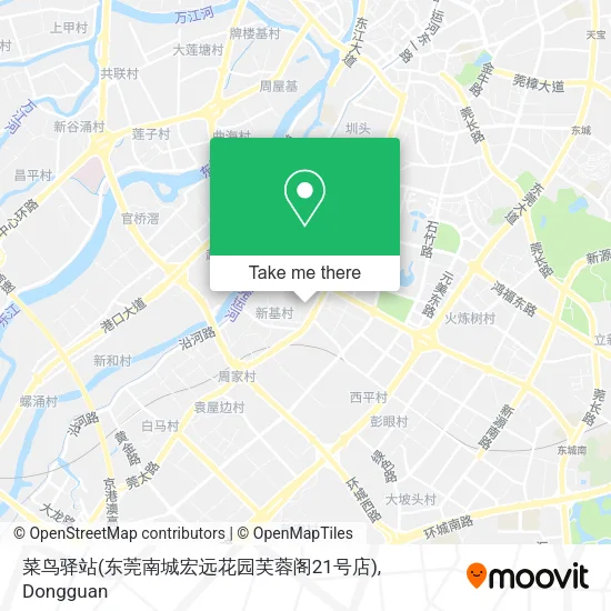 菜鸟驿站(东莞南城宏远花园芙蓉阁21号店) map