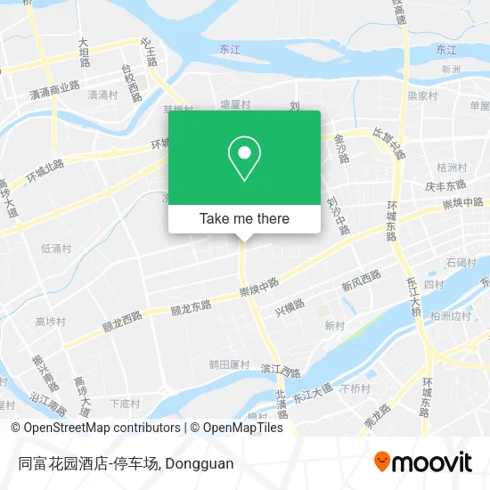 同富花园酒店-停车场 map