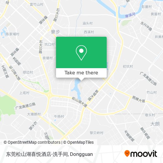 东莞松山湖喜悦酒店-洗手间 map