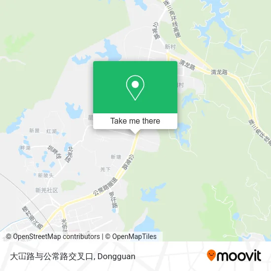 大冚路与公常路交叉口 map
