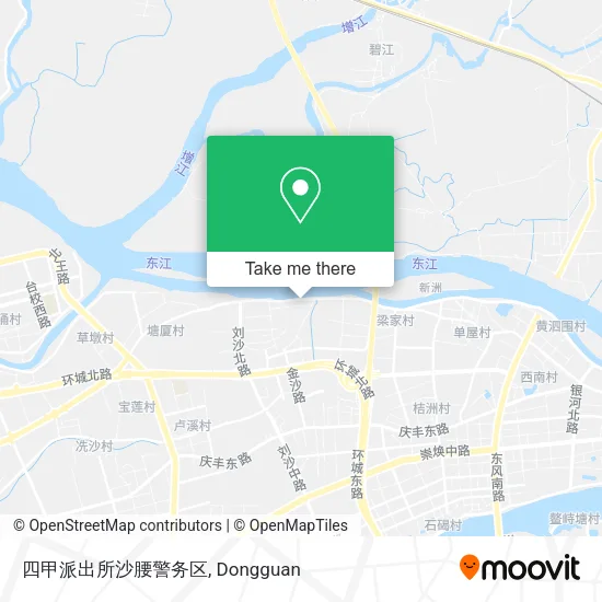 四甲派出所沙腰警务区 map