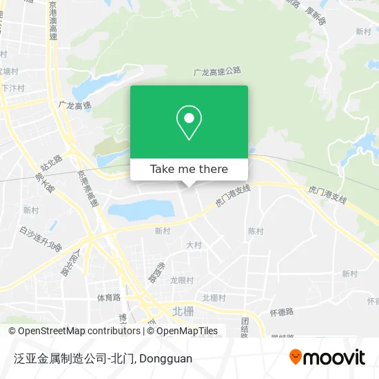泛亚金属制造公司-北门 map