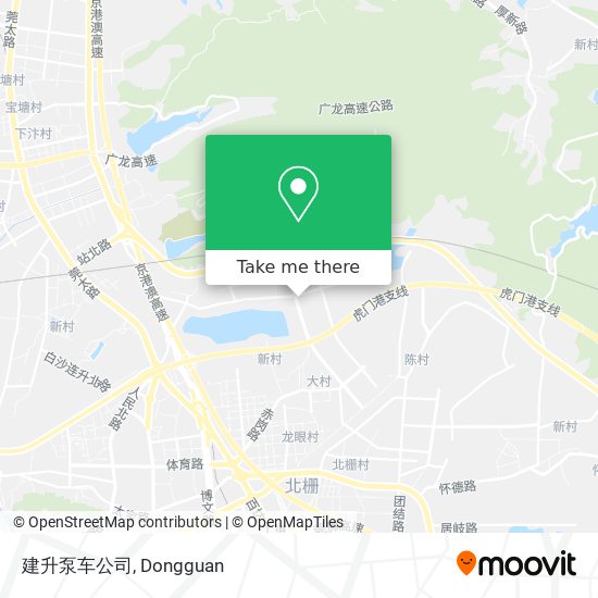 建升泵车公司 map