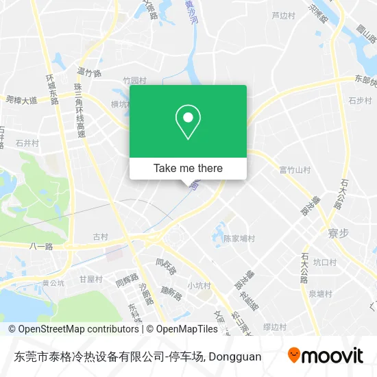 东莞市泰格冷热设备有限公司-停车场 map